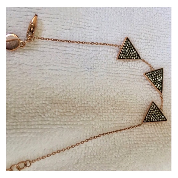 Michael Kors Rose Gold Triangle Bracelet - Picture 3 of 5